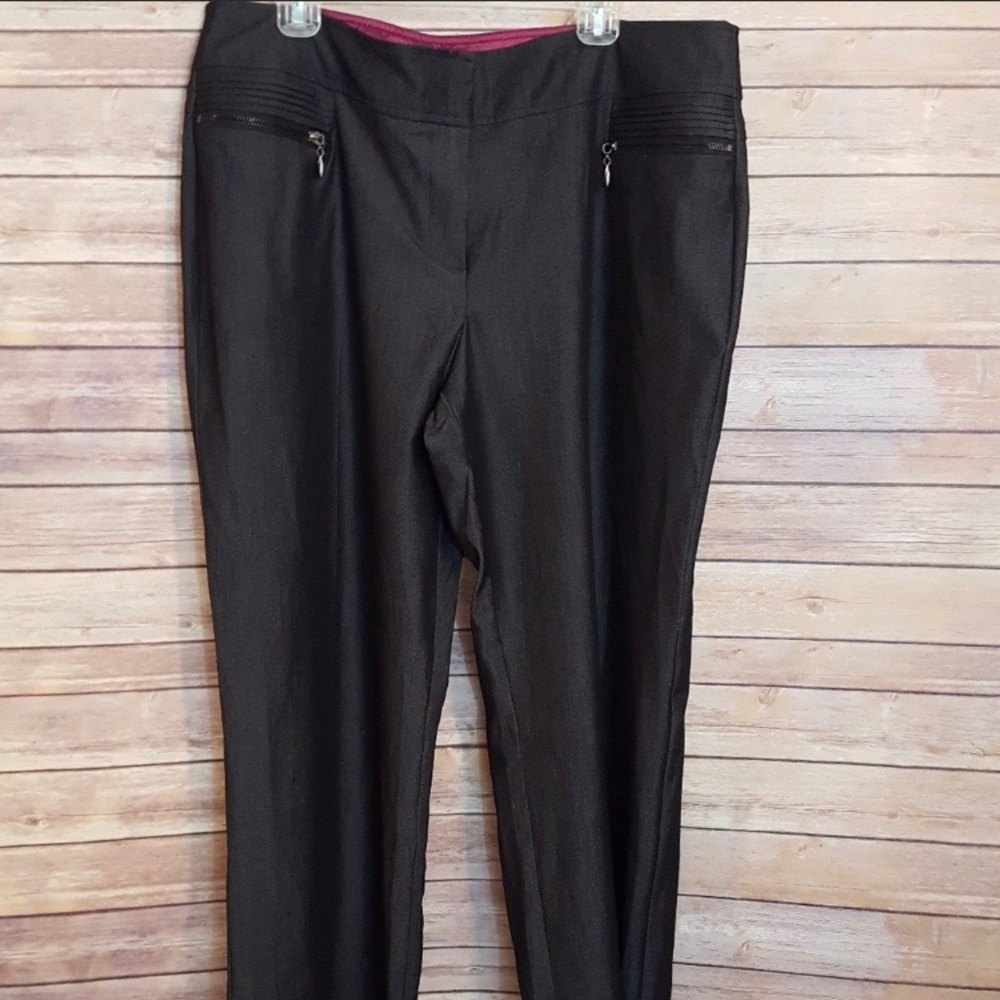 NWOT Ashley Stewart Size 24 Grey Dress Slacks